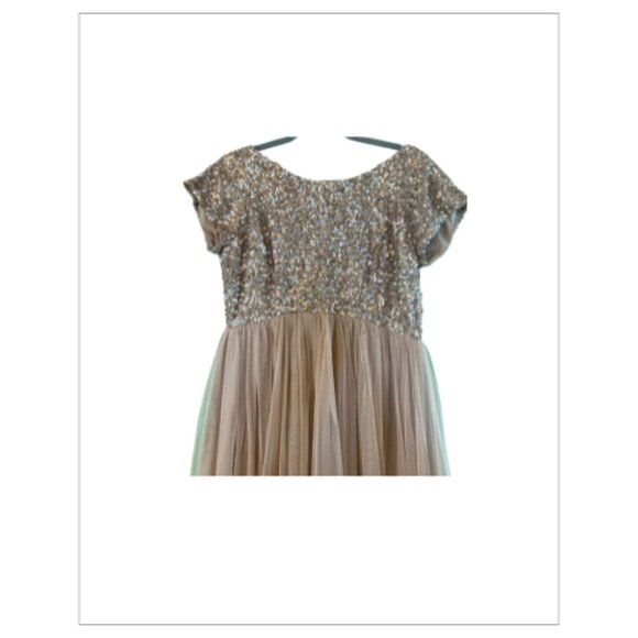 Gently Worn Blush MAYA MATERNITY Sequin Dress Size 8  (BB0316) - Picture 3 of 3